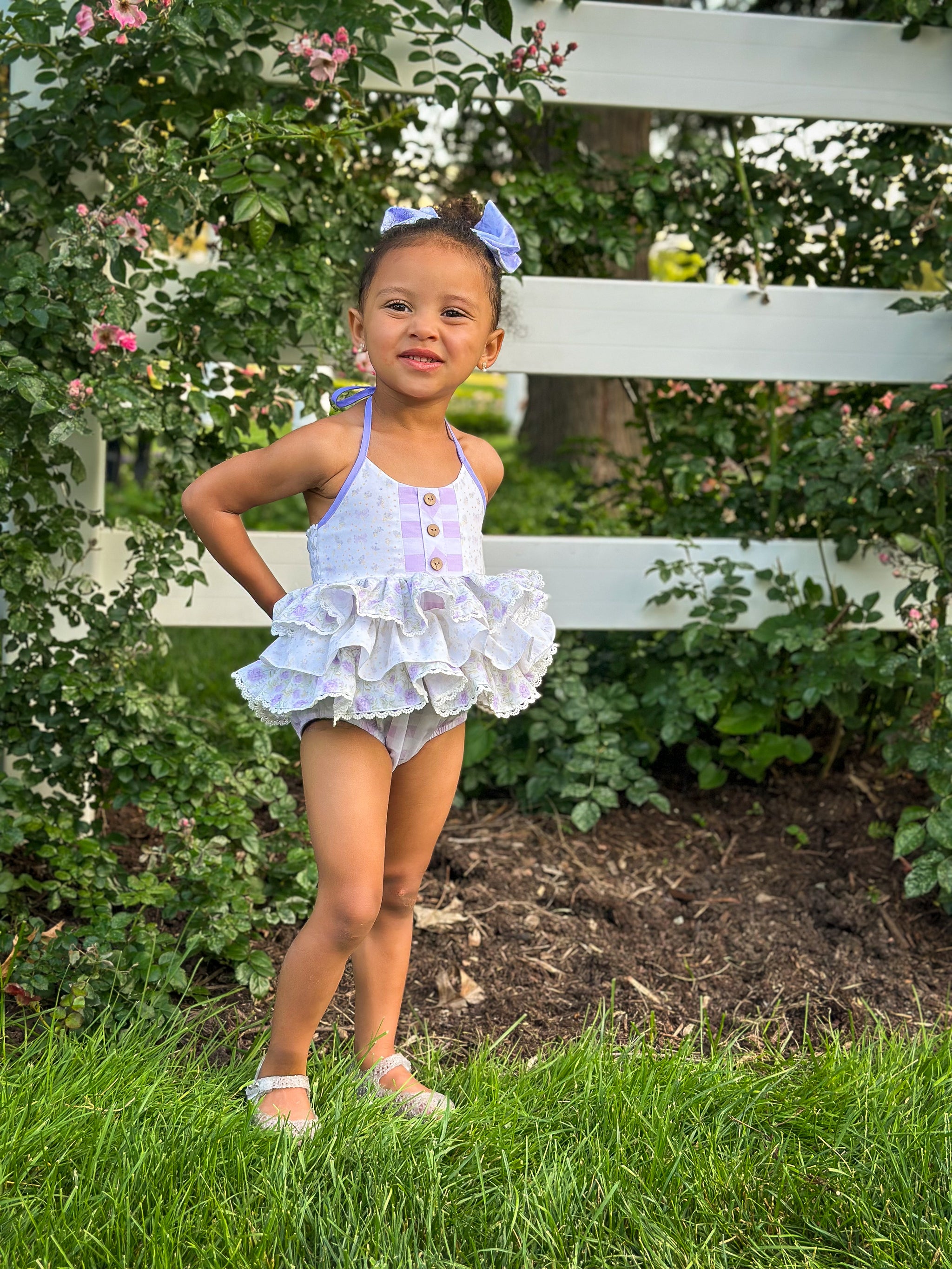 SS26 Iris Romper | Be Girl Clothing
