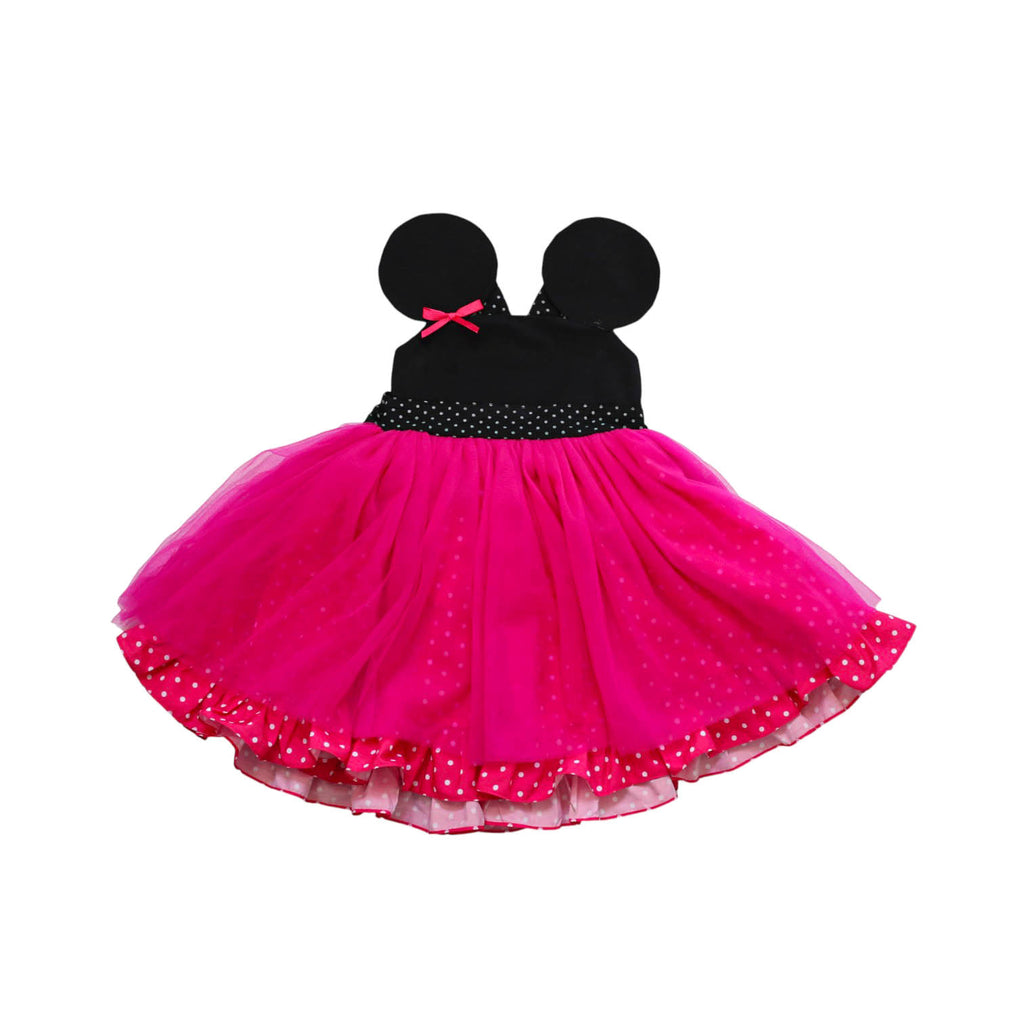 strapless open back dress Minnie Mouse Mini-Me Tutu Dress